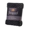 Wohndecke Jacquard 3D, anthrazit