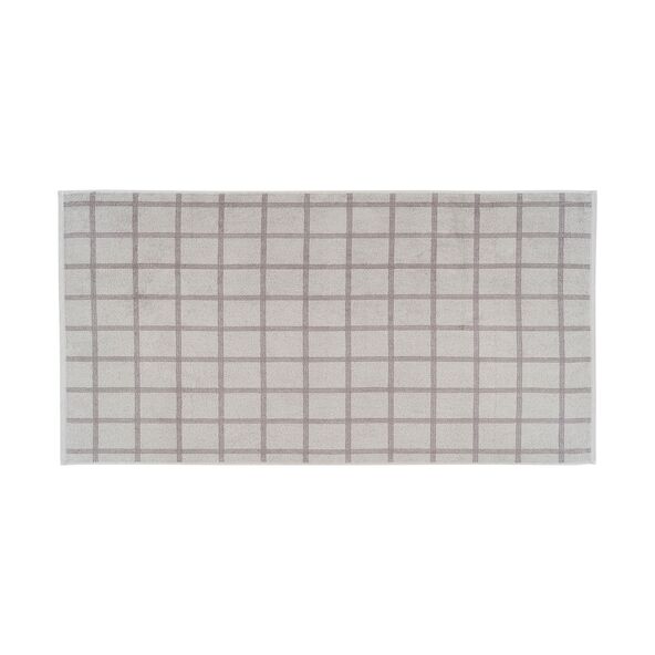 Frottierserie Square Duschtuch, hellgrau, 2er Set