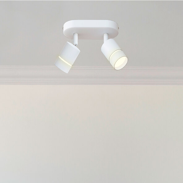 Smarter LED-Deckenstrahler Nalo, 2er-Spot
