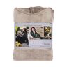 Hoodie Decke mit Kapuze, stein