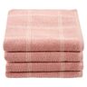 Frottierserie Square Handtuch, rosa, 2 x 2er Set