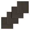 Akustik Paneel Square, 4er Set, Smoked Oak