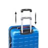 Hartschalenkoffer-Set Exopack inkl. Beautycase, blau