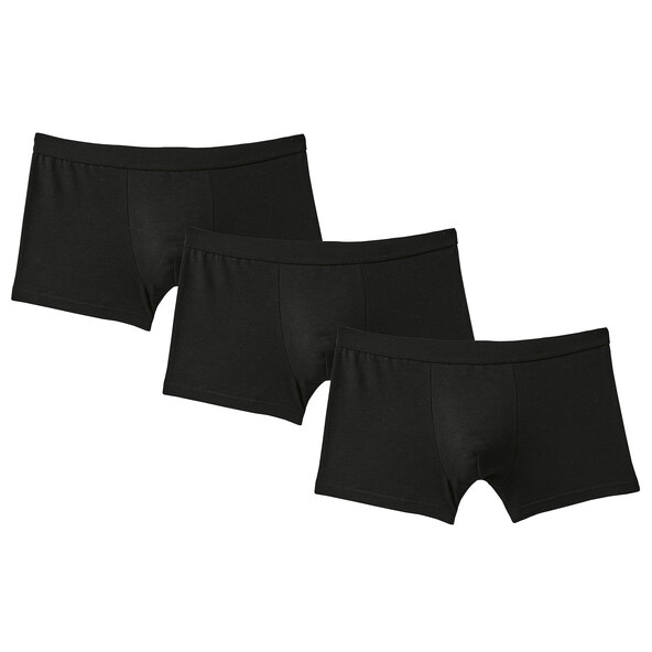 Retro-Boxershorts, schwarz, XXL, 3er Set