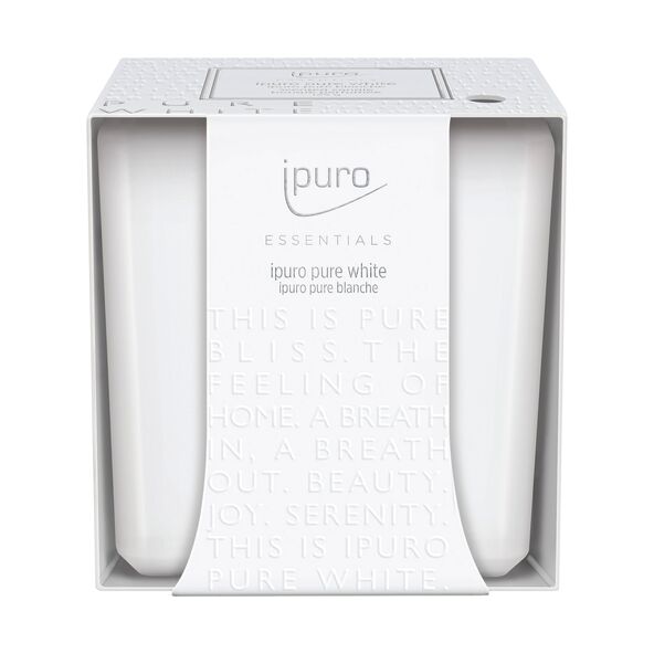Duftkerze ESSENTIALS pure white, 6er Set