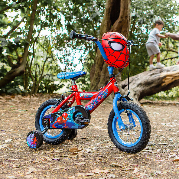 Kinder-Fahrrad Spider-Man 12 Zoll, rot
