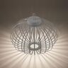 LED-Akku-Tisch- und Bodenleuchte Korga, greige, ⌀ 46 cm