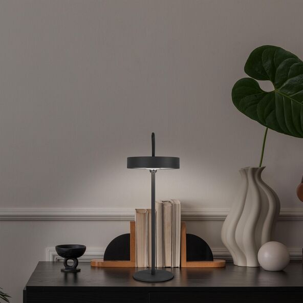 LED-Akku-Tischlampe ELLA, schwarz