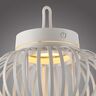 LED-Akku-Tisch- und Bodenleuchte Korga, weiß, ⌀ 25 cm
