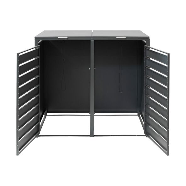 Stahl-Mülltonnenbox, 2 x 240 l