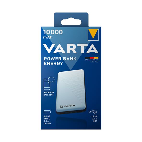 Powerbank Energy, inkl. Ladekabel,10.000 mAh