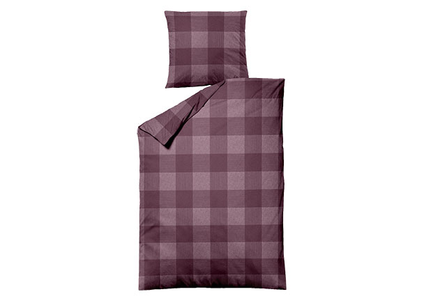 Bettwäsche Jacquard-Feinbiber, 135/200 + 80/80 cm