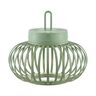 LED-Akku-Tisch- und Bodenleuchte Korga, grün, ⌀ 25 cm