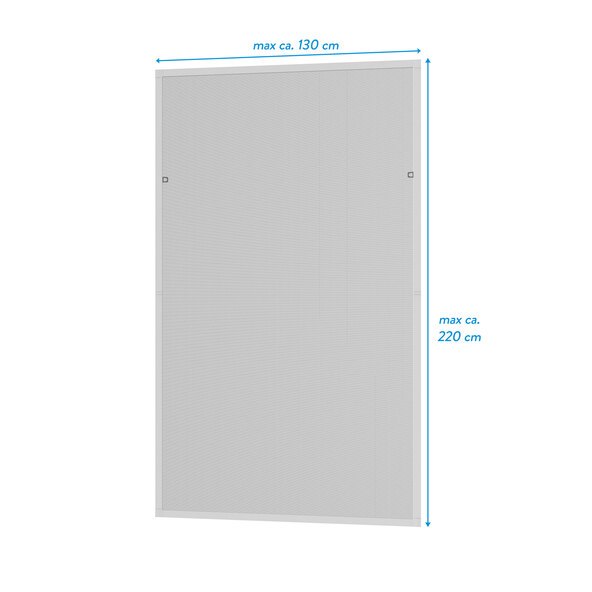 Insektenschutz Fensterbausatz Compact XL, 130 x 220 cm, weiß