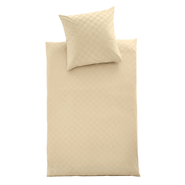 Bettwäsche Damast Luxus Urlaub, beige