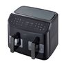 Doppel-Heißluftfritteuse (MD 11760), 2x 4,35 l, schwarz