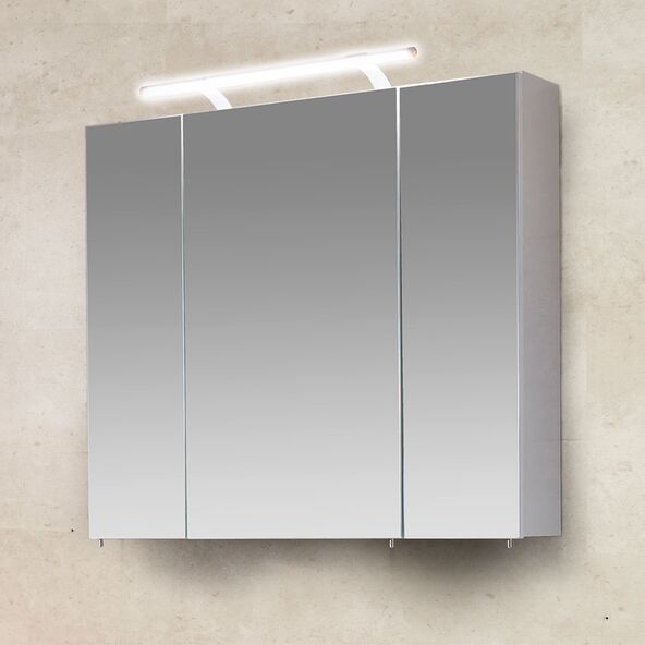 Bad-Spiegelschrank Dorina, 80 cm