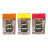 Premium Gourmet Hunde-Snack-Mix, 12 x 80 g (4 x Rind, 4 x Ente, 4 x Huhn)