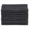 Gästehandtuch Supersoft, 8er Set, anthrazit