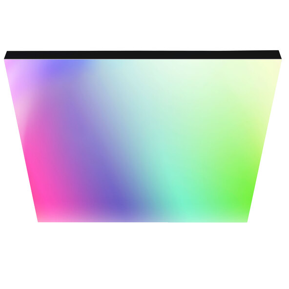 Smartes LED-Panel Aris black, 45 x 45 cm