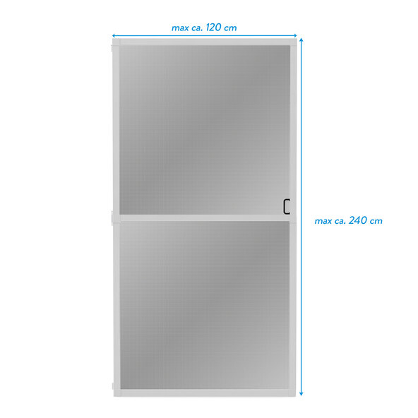 Insektenschutz-Türbausatz Compact, 120 x 240 cm, weiß