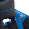 Gaming-Stuhl Chefsessel, schwarz-blau