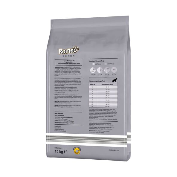 Premium Hunde-Trockenfutter, 12 kg