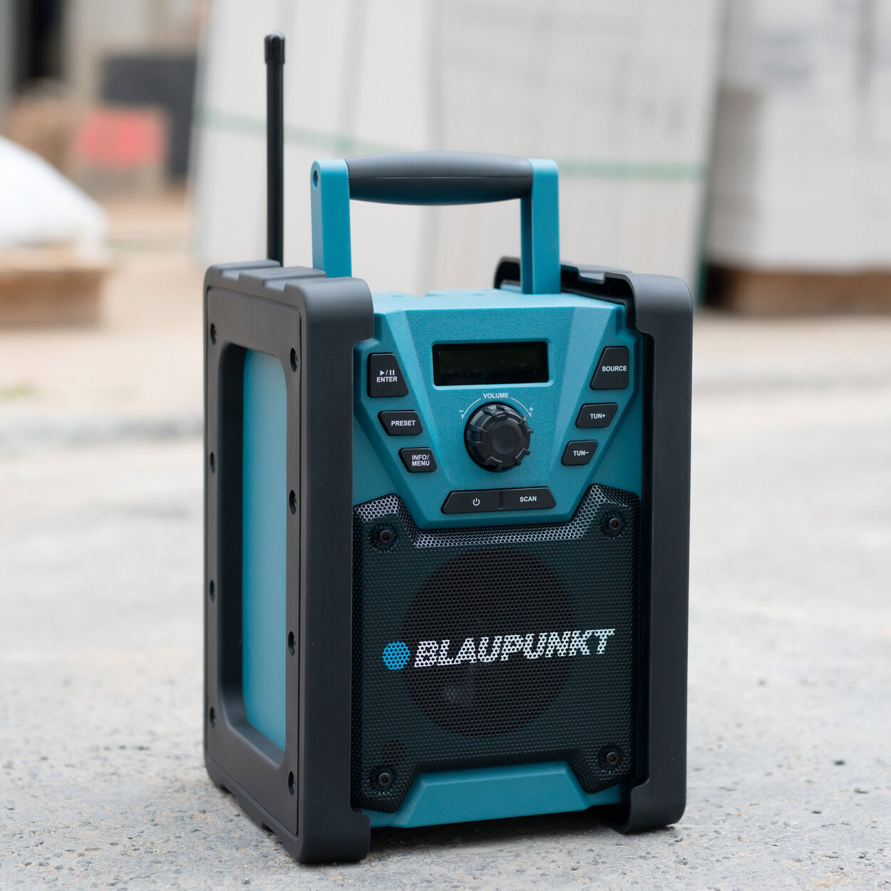 Baustellenradio Dab+ Mit Akku Und Ladegerät BLAUPUNKT DAB+ Baustellenradio mit Akku BSR 200| ALDI ONLINESHOP