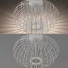 LED-Akku-Tisch- und Bodenleuchte Korga, weiß, ⌀ 46 cm