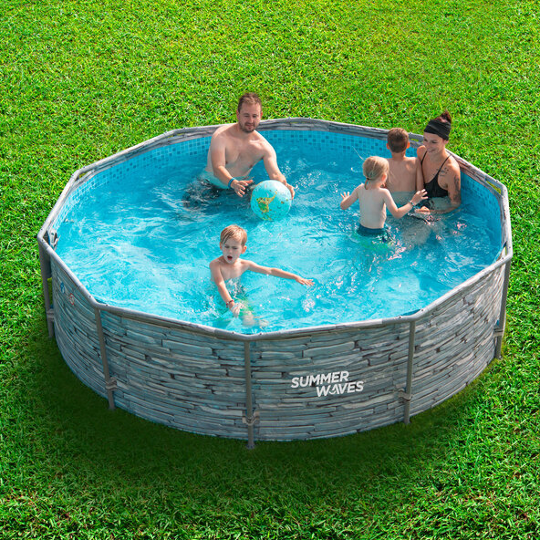 Active Frame Pool, Stone, Ø 305 cm