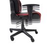Gaming-Stuhl Chefsessel, schwarz-rot