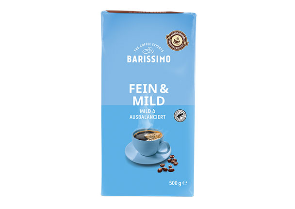 Kaffeepulver Fein & Mild, 12 x 500 g