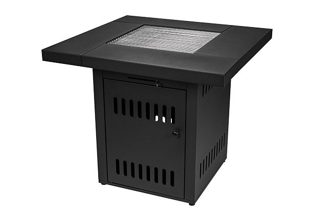 Ambiente-Feuertisch Cube, Kohle