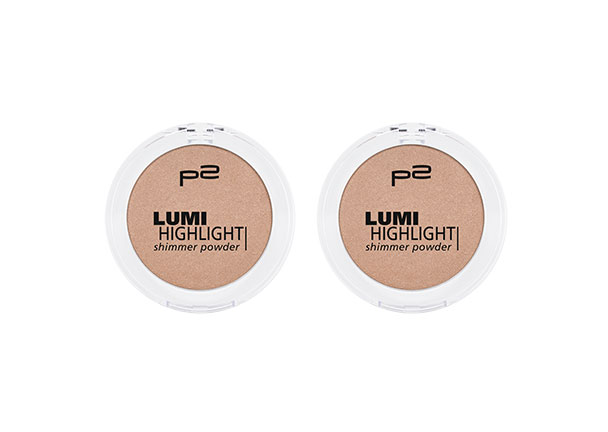 Lumi Highlight Shimmer Powder, 020 gold, 2er Multipack