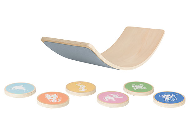 2-in-1 Balanceboard & Balanciersteine