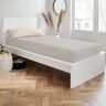 Leinen-Jersey Spannbetttuch, 90 x 200 cm, beige