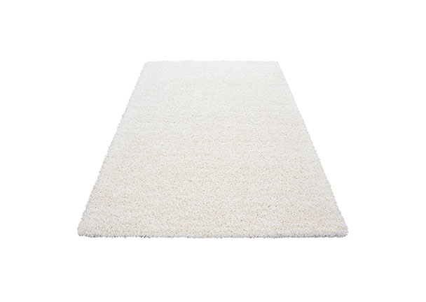 Hochflor Teppich, 160x230 cm, creme