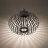 LED-Akku-Tisch- und Bodenleuchte Korga, schwarz, ⌀ 46 cm