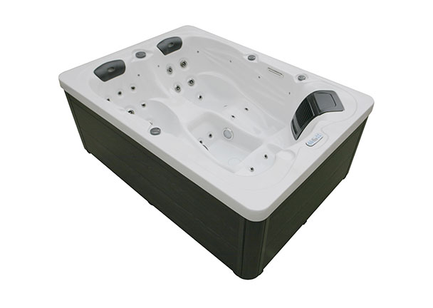 Outdoor Whirlpool WHITE MARBLE, 2 Liegeflächen