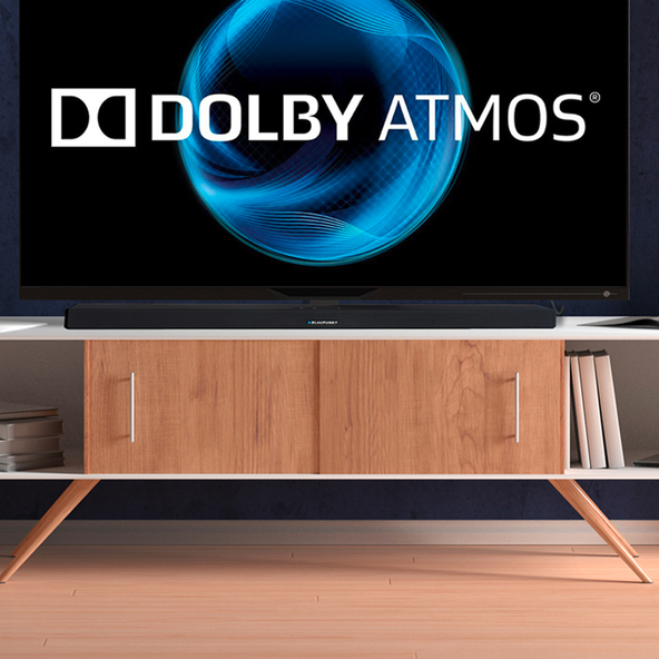 Dolby Atmos Soundbar mit kabellosem Subwoofer