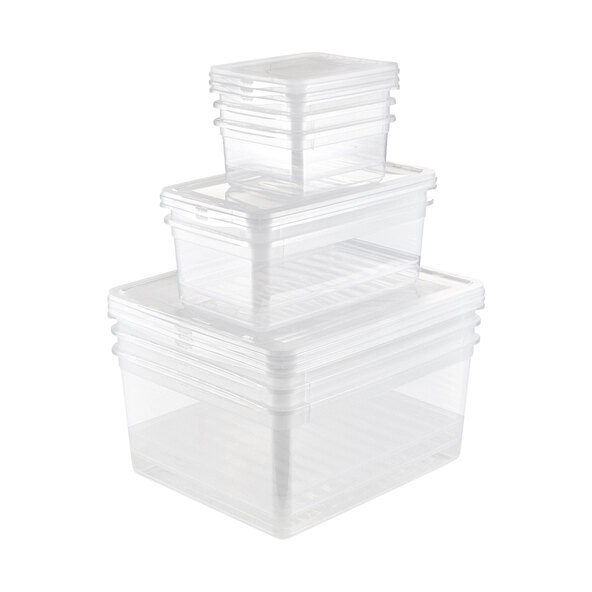 Klarsichtboxen-Set, 8-tlg.