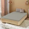 Jersey Spannbetttuch, 140-160 x 200 cm, grau