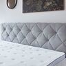 Boxspringbett Premium mit Bettkasten, 180 x 200 cm, hellgrau