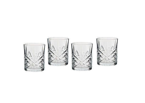 Whisky-Gläser, 330 ml, 4er Set