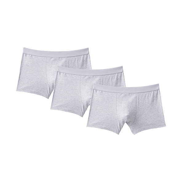 Retro-Boxershorts, grau, XXL, 3er Set