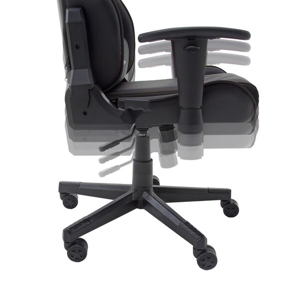 Gaming-Stuhl Chefsessel, schwarz