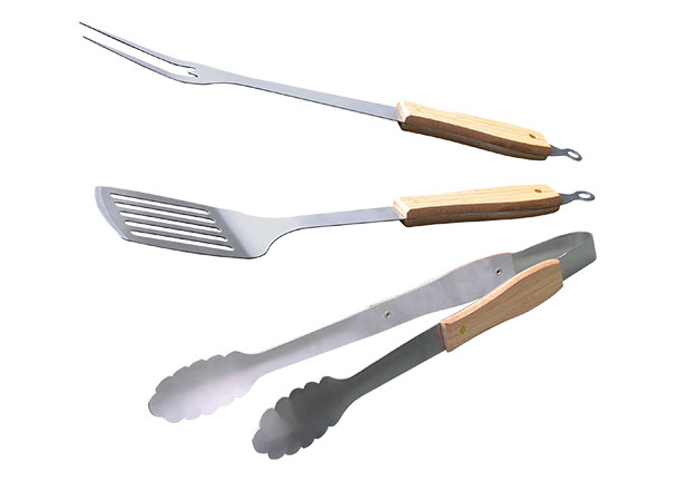 Grillbesteck, 3er Set