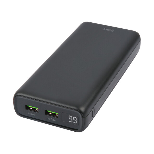 Powerbank PB-C1004 mit 20.000 mAh, 1x USB-C PD 60 W & 2x USB-A Fast Charge