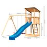 Spielturm Anna mit Rutsche und Doppelschaukel
