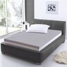Supersoft Spannbetttuch für Topper, 140-160 x 200-220 cm, grau